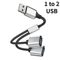 Multi USB Hub Extensions 2/3/4 Port Hub USB Splitter Fast Data Transmission OTG Adapter For Computer Xiaomi Macbook Pro Air Oasis Select 1 to 2