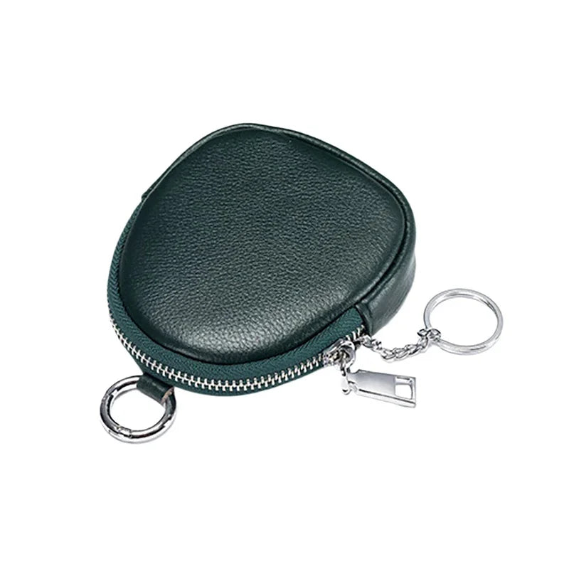 RFID Blocking Keychain Wallet – PU Leather Coin Purse & Key Pouch