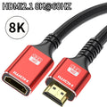 48Gbps HDMI-compatible Cable 8K 60Hz Male to Female HDR HDMI-compatible 2.1 Cable 4K 120Hz HDR 3D Effect Video Cable for PC Oasis Select HDMI2.1 1.5m