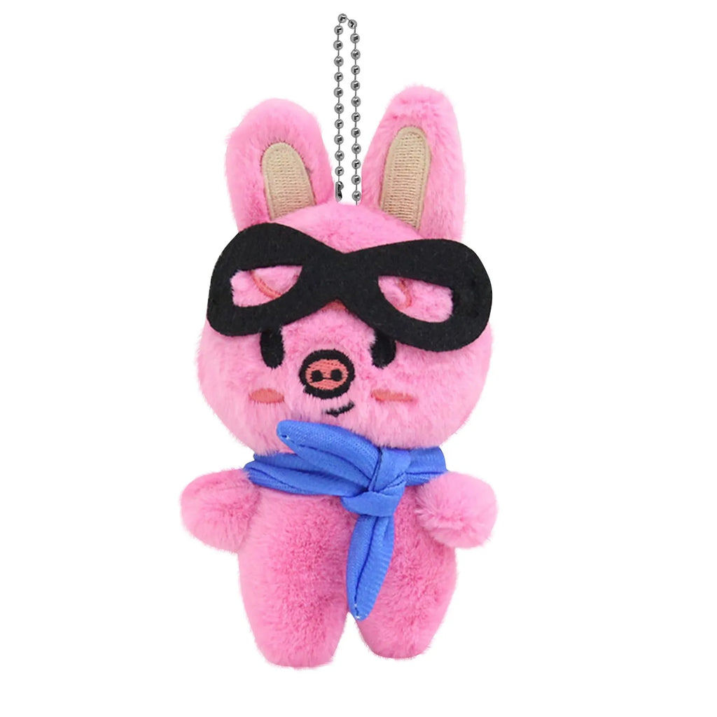 Cute Animal Plush Keychains – Rabbit, Husky & Chicken 6-Pack Plush Animal Keychain Oasis Select G One Size
