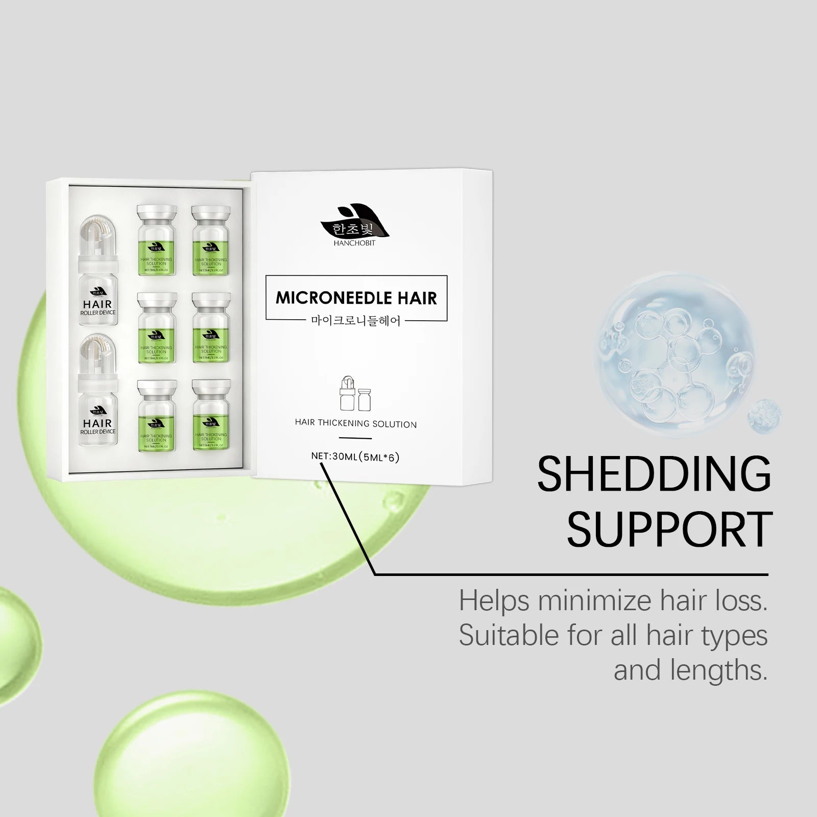 Hair Root Nourishing Roller Serum | Scalp Moisture & Shine Scalp Roller Serum Oasis Select