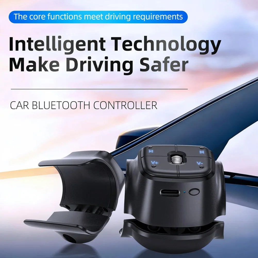 On-the-go Music Control Car Steering Remote Hands-free Control Hands-free Device Wide Device Compatibility Volume Adjustment Oasis Select