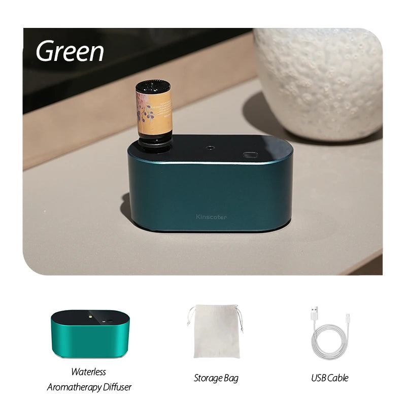 Portable Waterless Aroma Diffuser | Essential Oil Atomizer