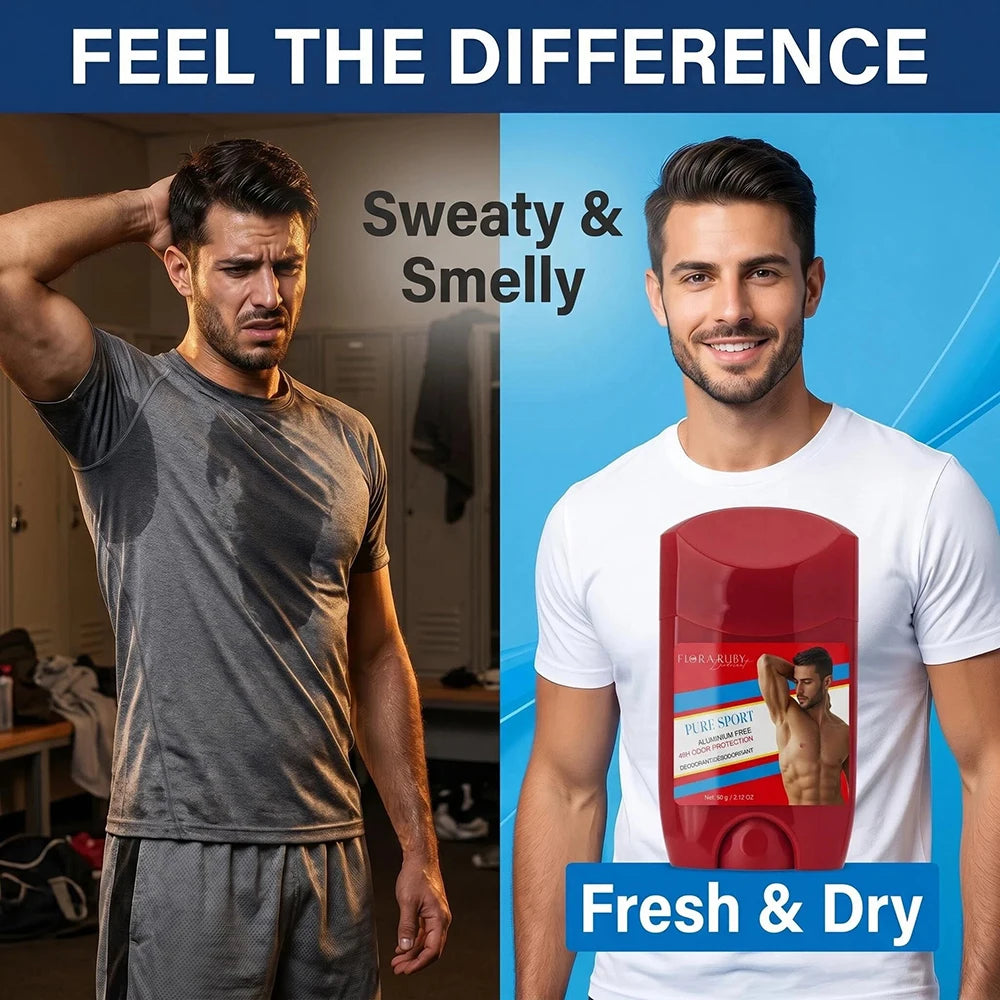 Men Sports Body Deodorant Stick Anti Sweating Keep Drying Lasting Fragrance Remove Armpit Odor Underarm Refresh Sticks Refresh Oasis Select