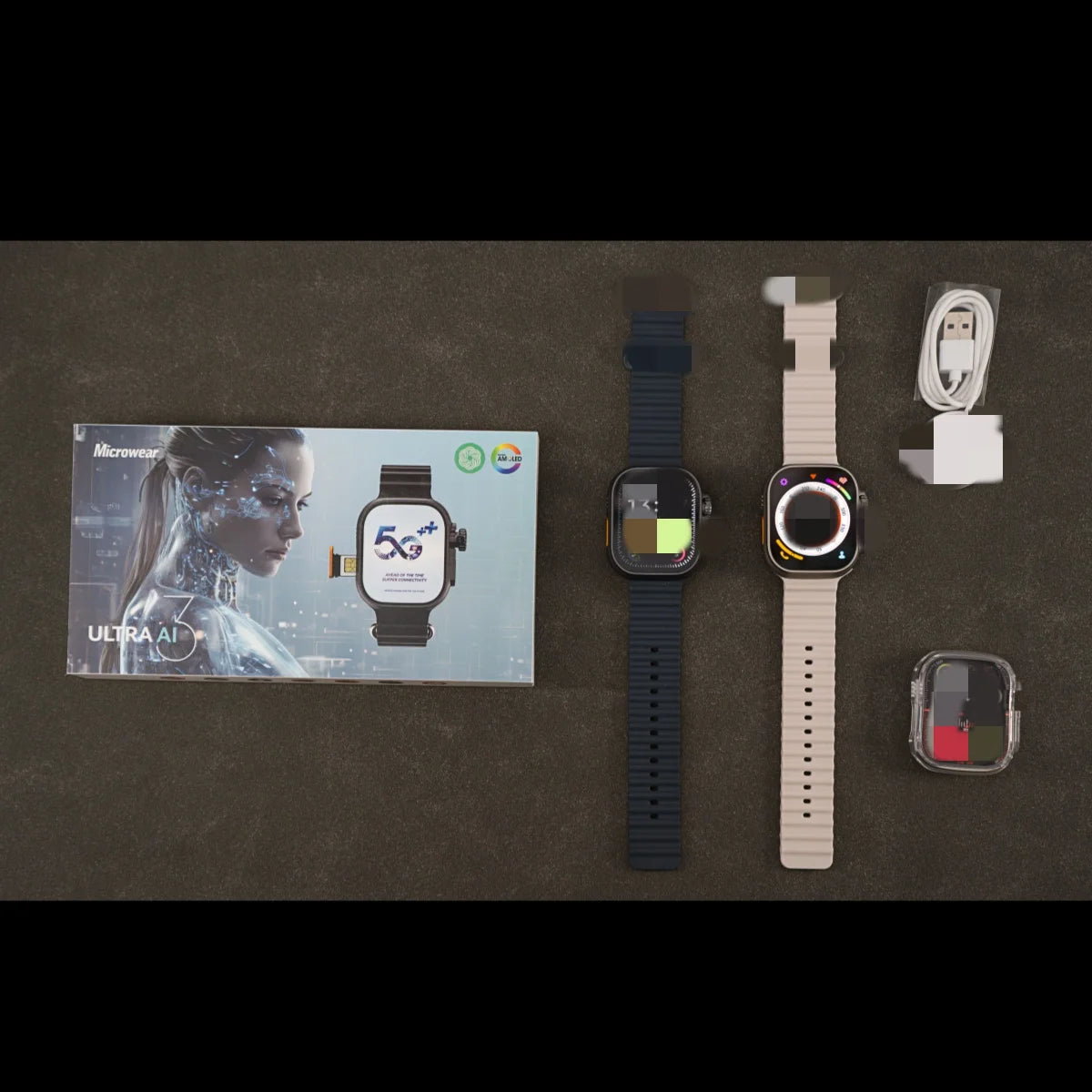 Zestbolt Ultra Ai3 4G Smart Watch | AMOLED GPS Rotating Camera