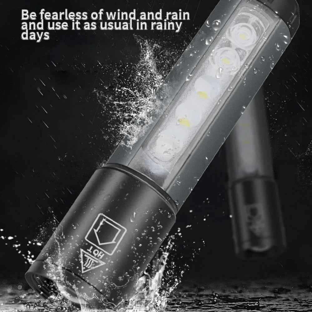 POCKETMAN LED Headlamp Flashlight USB-C Rechargeable Waterproof