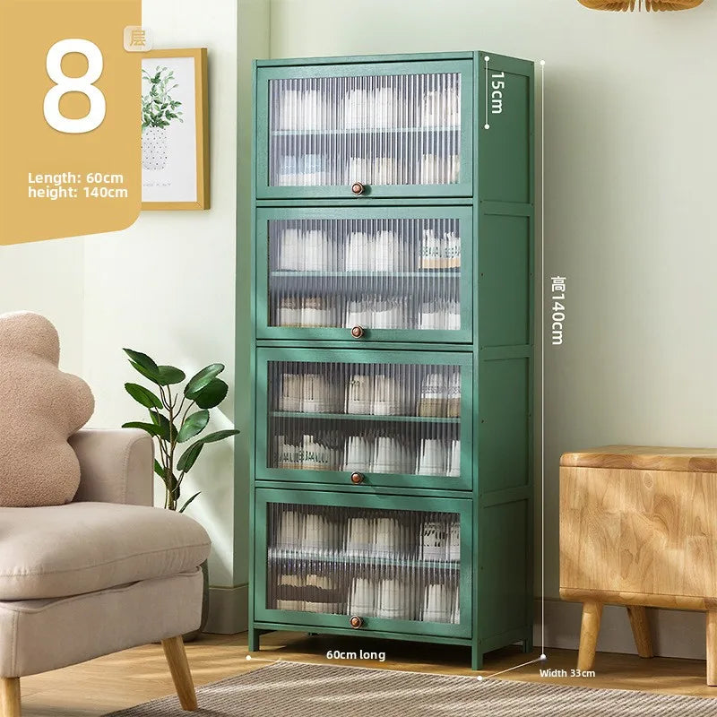 Shoe rack Multi-layer storage shelf Household simple door entry balcony Indoor large-capacity dust-proof shoe cabinet Oasis Select Nine floors 60 long
