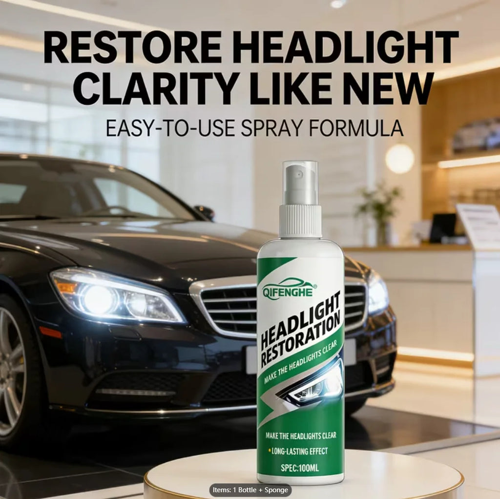 Car Headlight Restoration Spray – Cleaner & Restorer Headlight Restoration Spray Oasis Select