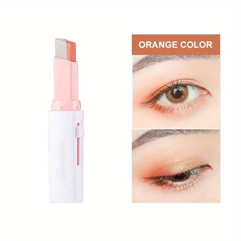 Two-Color Gradient Eye Shadow Stick – Long-Lasting 3D Look