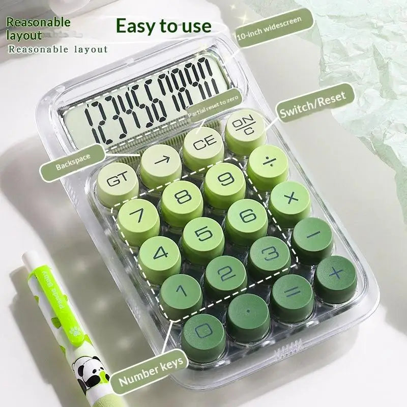 1PCS Large Screen Large Buttons High Appearance Level Calculator Portable Specially Designed For Students Oasis Select