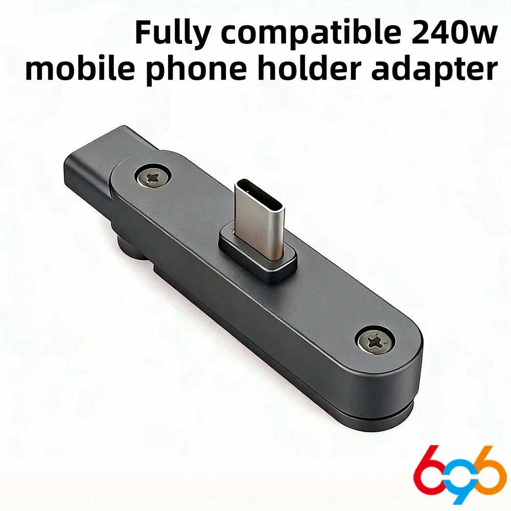 2 In 1 Fast Charging Dapter Foldable Adapter 240W Fast Charge Type C To Type C Converter Multifunction Phone Charge Mini Bracket Oasis Select BKDZJ