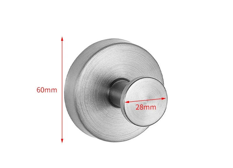 Suction Cup Hooks Towel Coat Bath Robe Hook Wall Mount Waterproof Holder Suitable for Bathroom Kitchen Glass Door Mirror Tile Oasis Select 1PCS 3