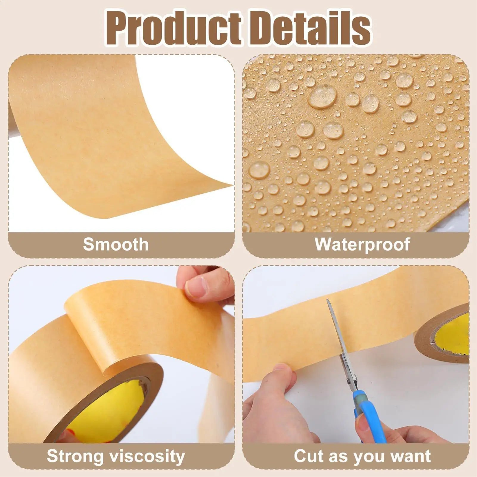 Tree Barrier Tape 164 Ft x2 Inch Cicada Tree Wrap Protection Tape Sticky Barrier Plant Protector for Outdoor Lawn Garden Orchard Oasis Select