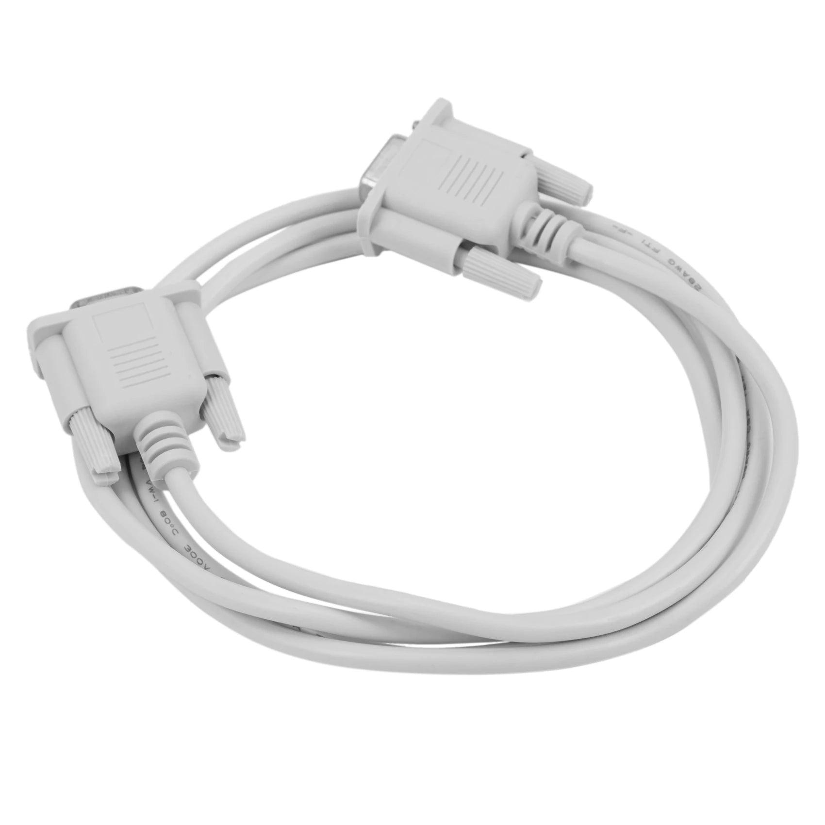 1PC 5ft F / F Serial RS232 Null Modem Cable Female to Female DB9 FTA Connection 9 Pin Data COM Cable Converter PC Accessory Oasis Select