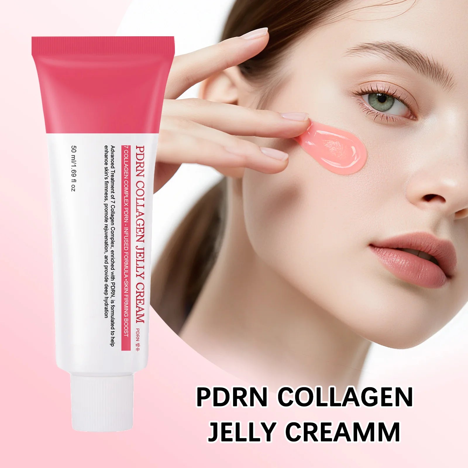 Korean PDRN Collagen Jelly Cream Hyaluronic Acid Anti-wrinkle Moisturizing Skin Firming Boost Plumping Even Skin Tone Skin Care Oasis Select
