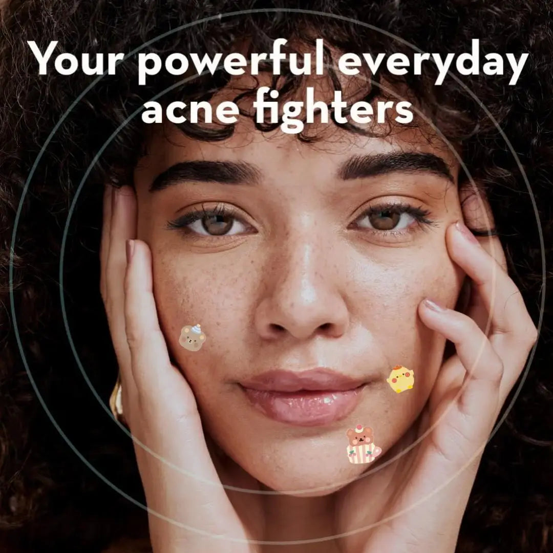 40/100pcs Cute Bear designed Acne Patch, essential for eliminating facial acne and secretions, suitable for all skin types Oasis Select