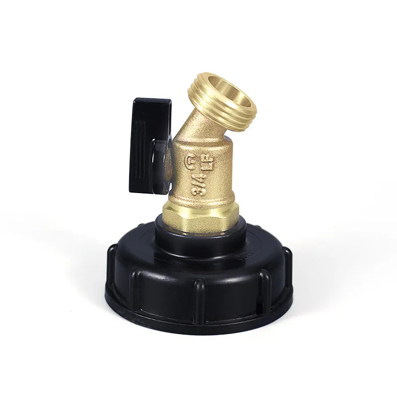Male Thread IBC Tote Tank Adapter - Drain Hose Connector Faucet Tap Valve Fitting Part for Tank Faucet Oasis Select