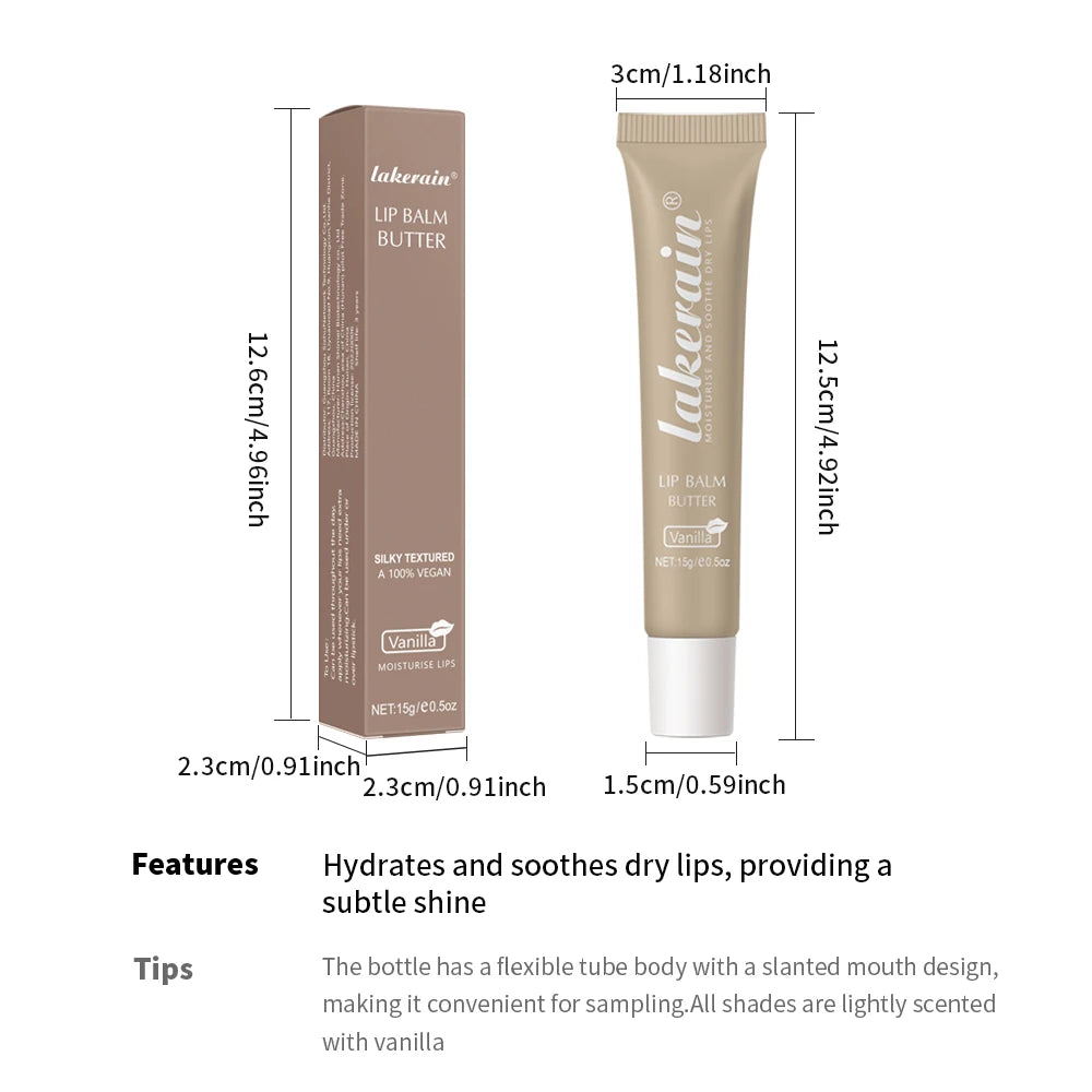3-Pack Crystal Butter Lip Gloss Oil & Tinted Balm Set