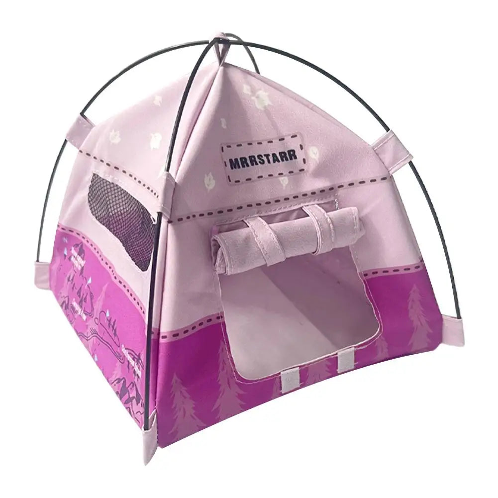1Set Camping Small Tent Model 1:12 Scale Decorative Miniature Scene Accessories Photography Props Toy Gift Oasis Select Pink