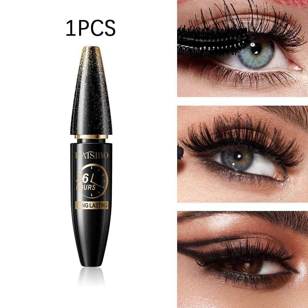 Volumizing Curling Mascara – Long-Lasting Non-Greasy Eye Black Volumizing Mascara Oasis Select 1PCS