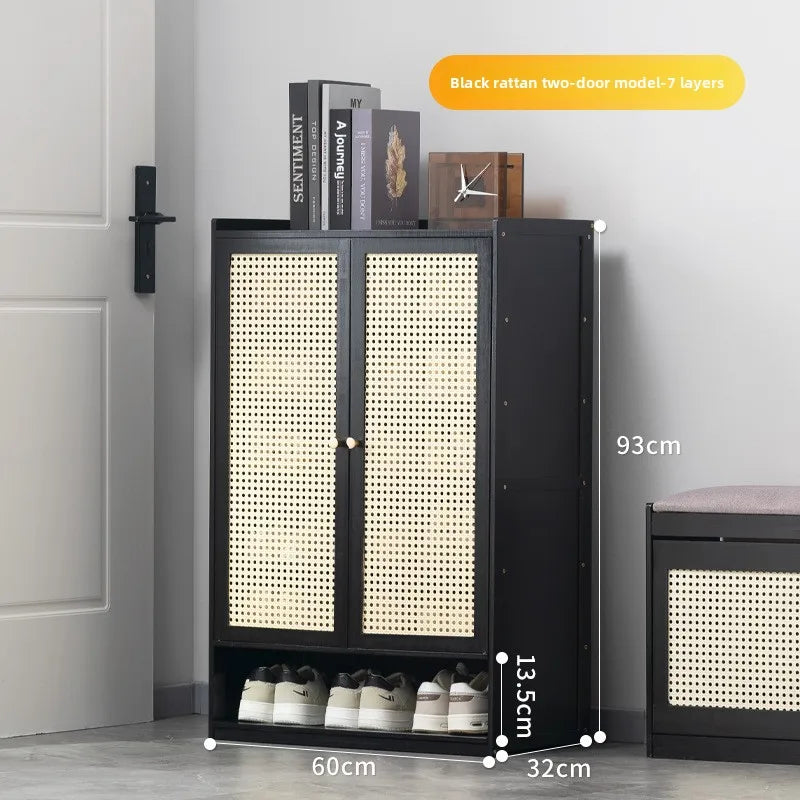 Shoe rack at the door of the household, storage artifact, space-saving simple interior, good-looking and dustproof dormitory Oasis Select Double door 7th