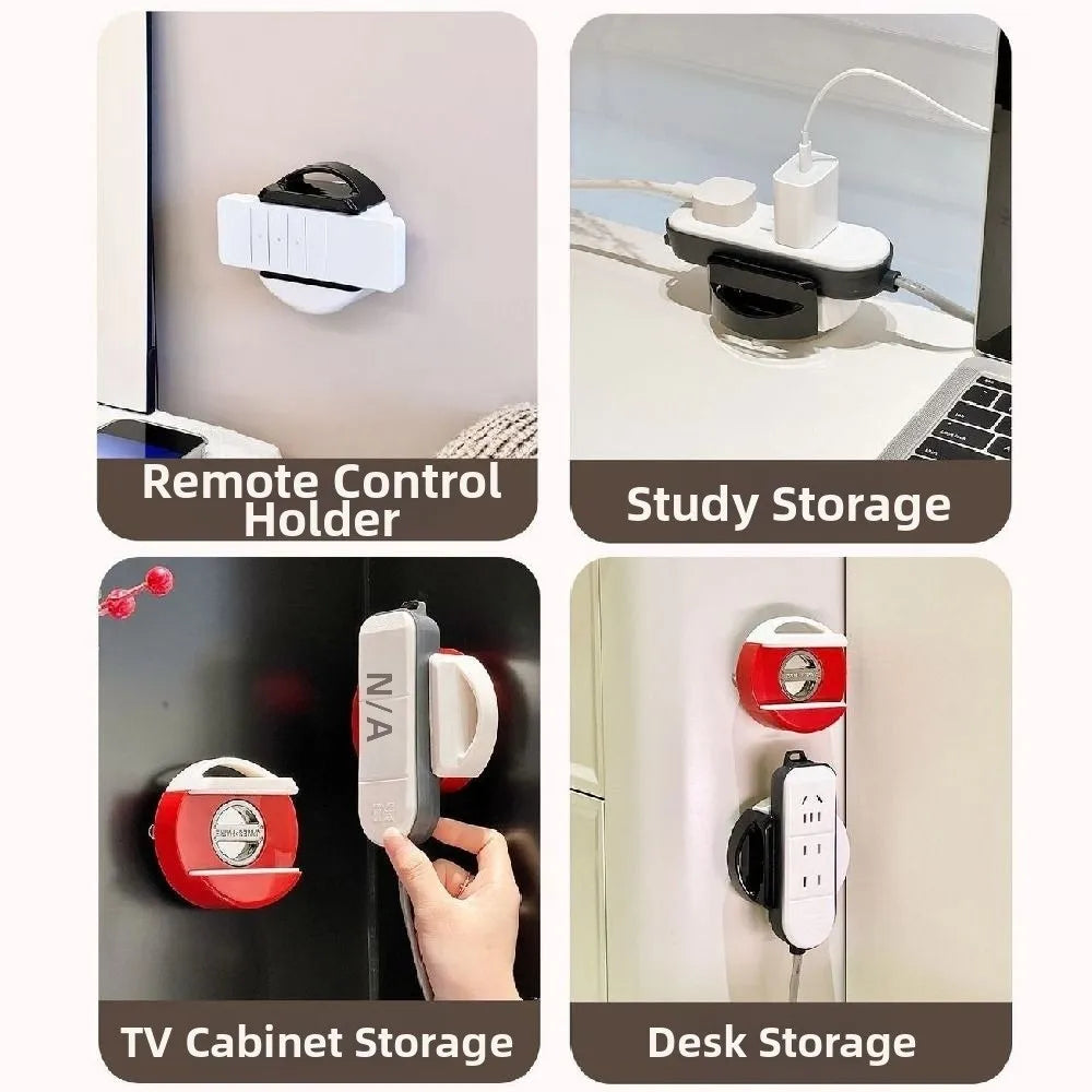 Suction Cup Wall Socket Holder – No-Drill Power Strip Stand