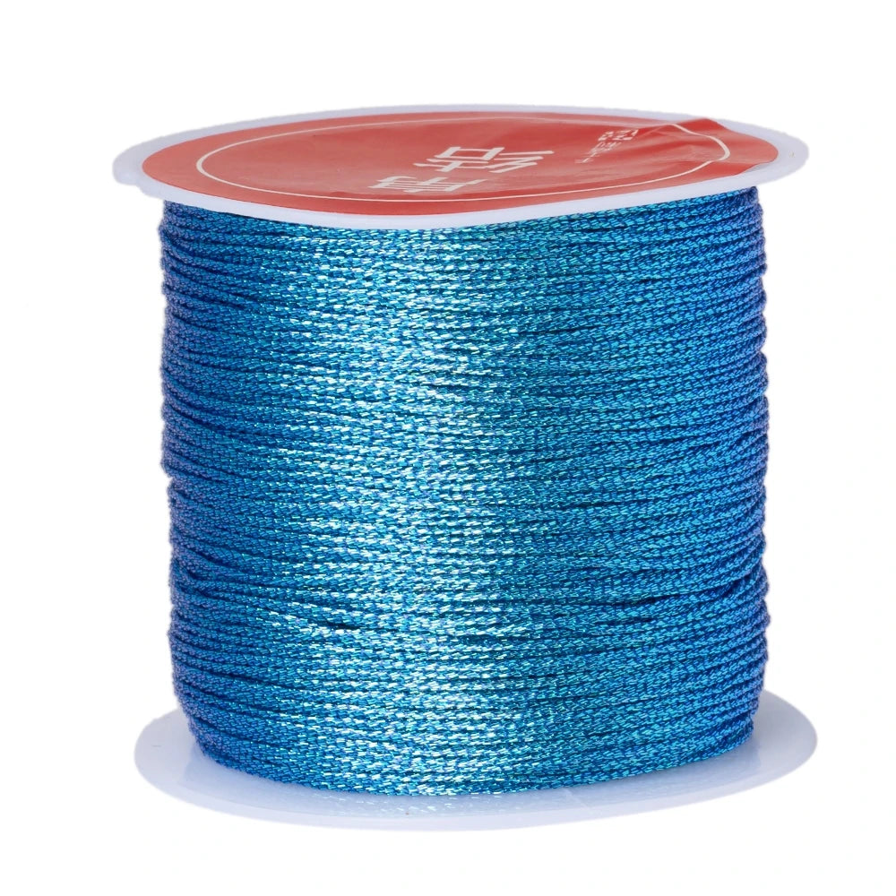 50m/0.4mm Nylon Cord Rope Beading DIY Handmade Necklaces Bracelets Jewelry Making Supplies Sewing Thread Cord Material Crafts Oasis Select 33 0.4mmX50m