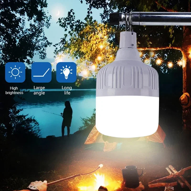 USB Rechargeable LED Camping Lantern | Portable Emergency Bulb