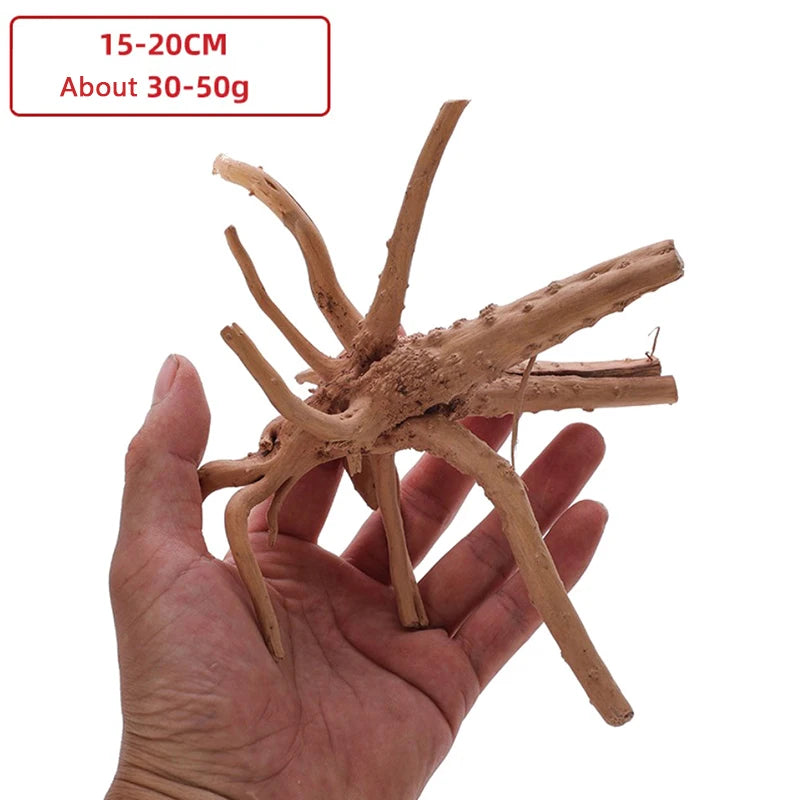 1 Pc Wood Natural Trunk Driftwood Tree Aquarium Fish Tank Plant Stump Aquarium Fish Tank Ornament Landscaping Decoration Oasis Select A3