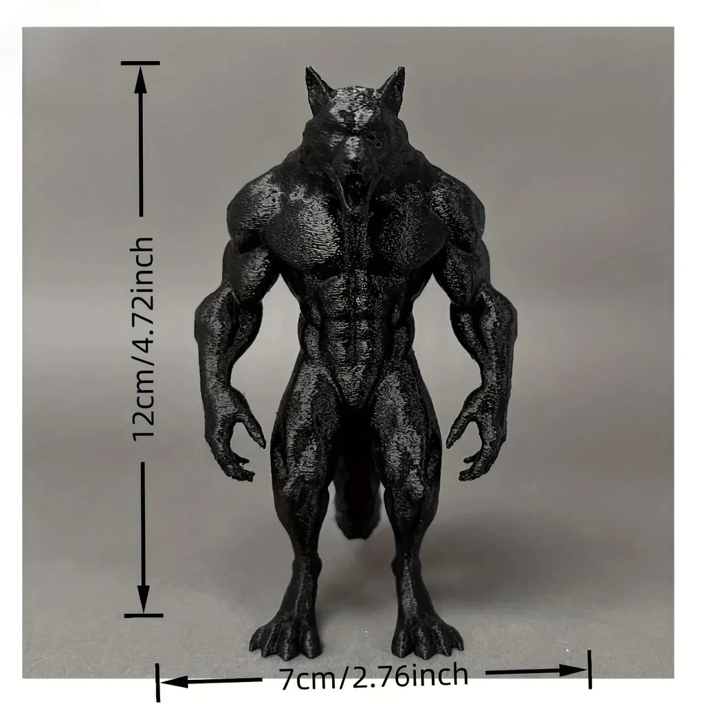 Standing Werewolf Ornaments Realistic Design-home Decoration Werewolf Statue Ornaments Suitable for Christmas Valentine's Day Oasis Select