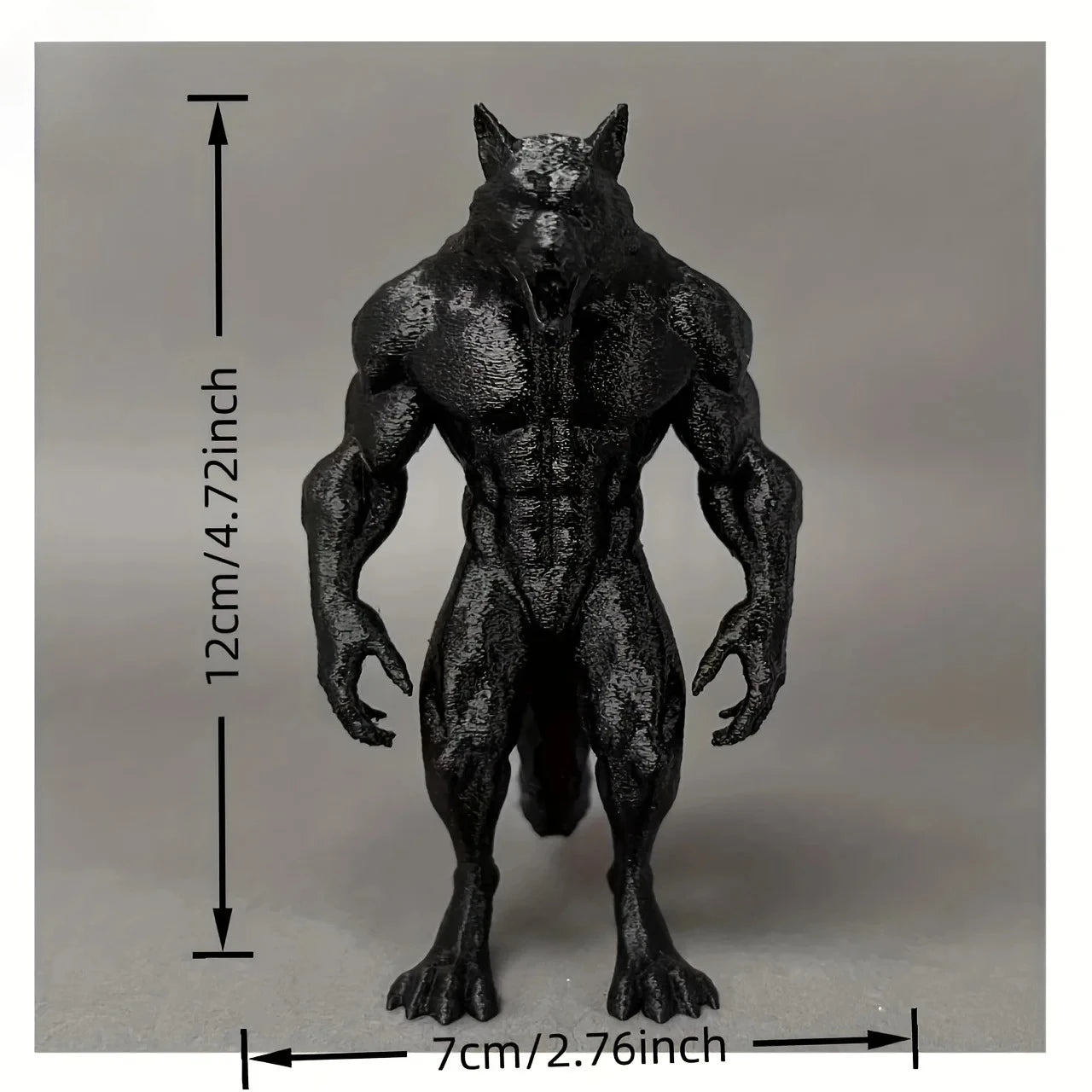 Standing Werewolf Ornaments Realistic Design-home Decoration Werewolf Statue Ornaments Suitable for Christmas Valentine's Day Oasis Select