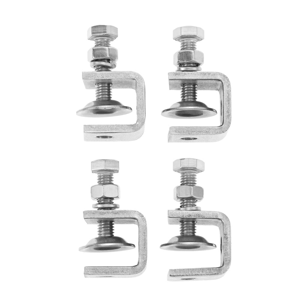 4Pcs Stainless Steel C-clamp Jaw for Mounting U Clamps Small Desk Clamp 20/30/45mm Ssembly Fastening Bonding Welding Tools Oasis Select
