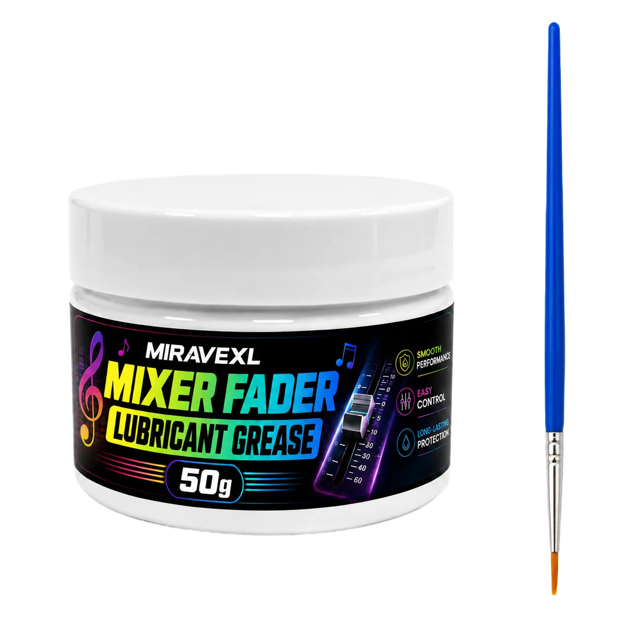 MIRAVEXL Mixer Fader Lubricant Grease 50g Professional Audio Console Fader MaintenanceSmooth Control With Precision Brush Kit Oasis Select 1 Can -1 Item