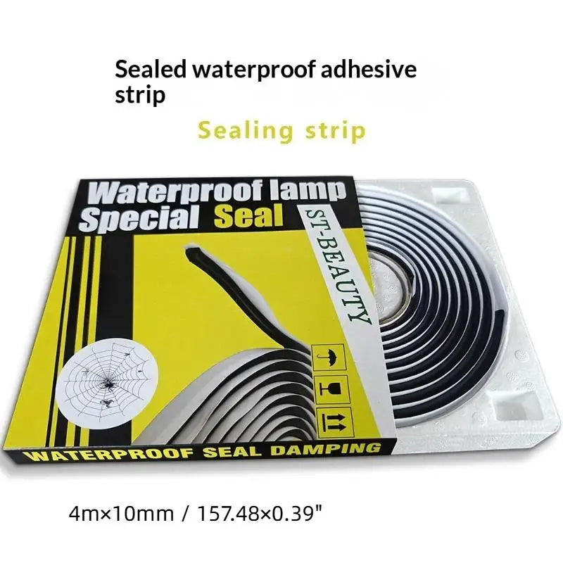 Waterproof Sealing Strip With Strong Adhesion And Resistant Perfect For Car Lamps Home Window Door Sealing Oasis Select 10mm
