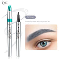 QIC 4-Tip Waterproof Eyebrow Pencil – Long-Lasting Brow Definer