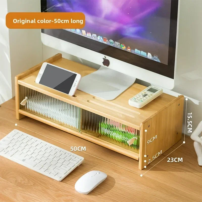 Multi-functional Computer Heightening Rack Monitor Bracket Bracket Heightening Base Desktop Desktop Storage Shelf Desk Shelf Oasis Select Primary color A