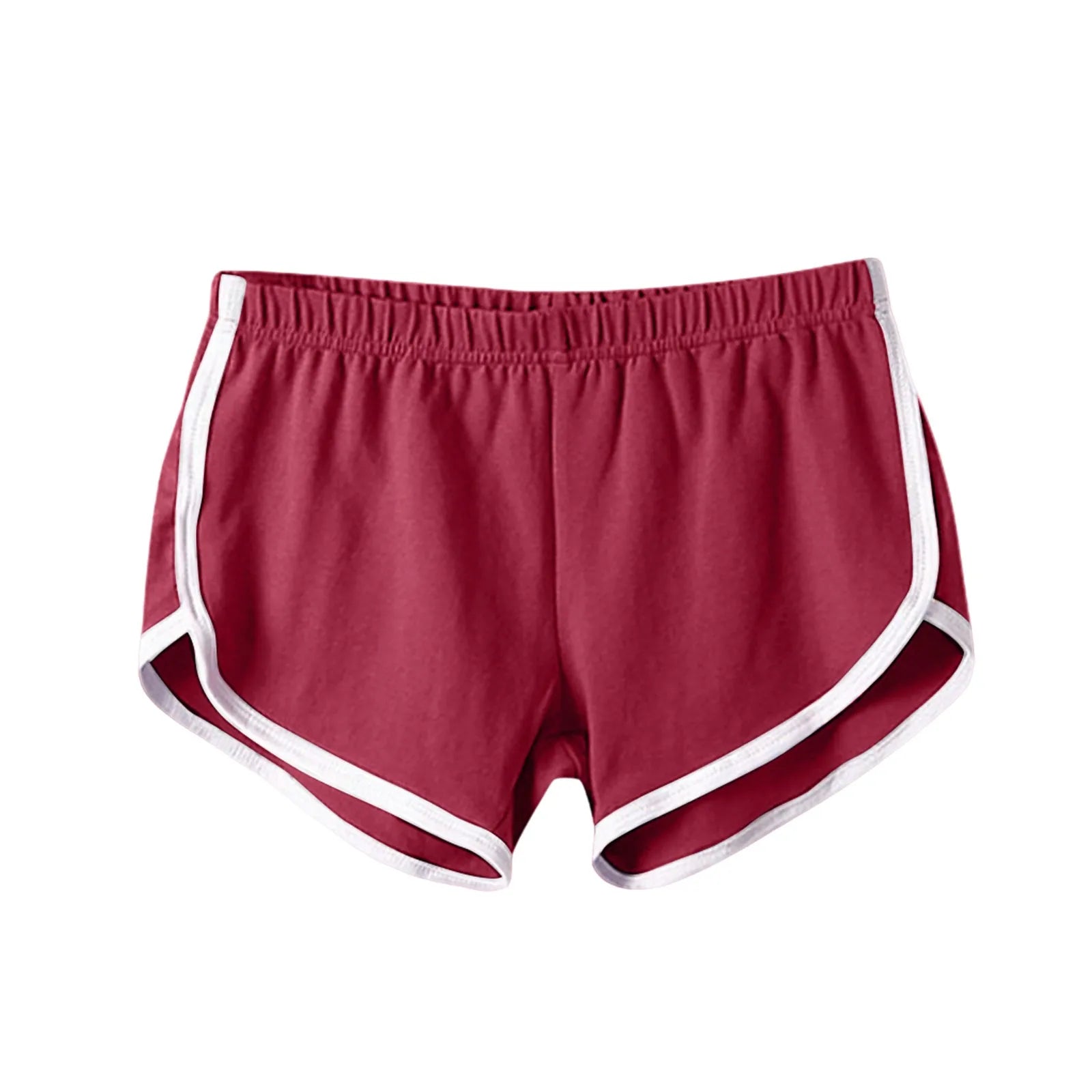 Sports Shorts Women Summer New Candy Color Anti Emptied Skinny Shorts Casual Lady Elastic Waist Beach Correndo Short Pants Oasis Select