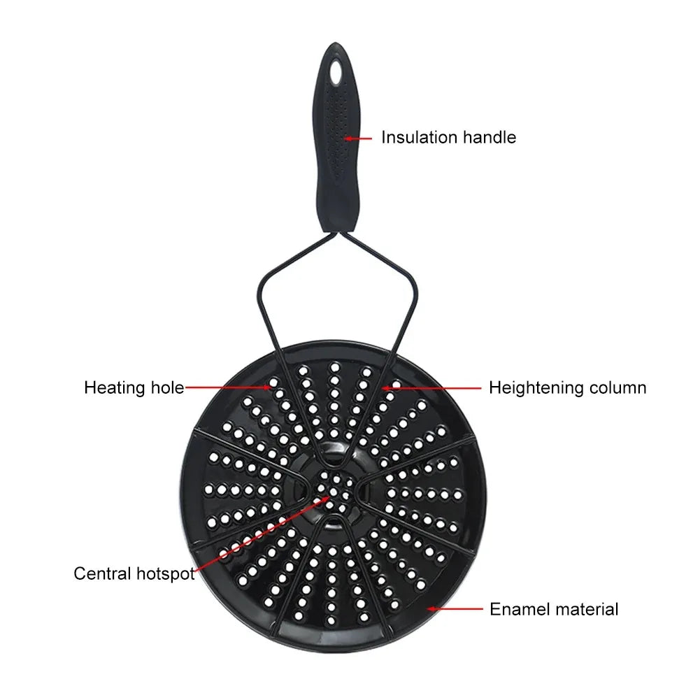 Heat Conduction of Gas Stove Diffuser Distributor Stove Top Heating Plate with Handle Put Rusty Kitchen Supplies Oasis Select