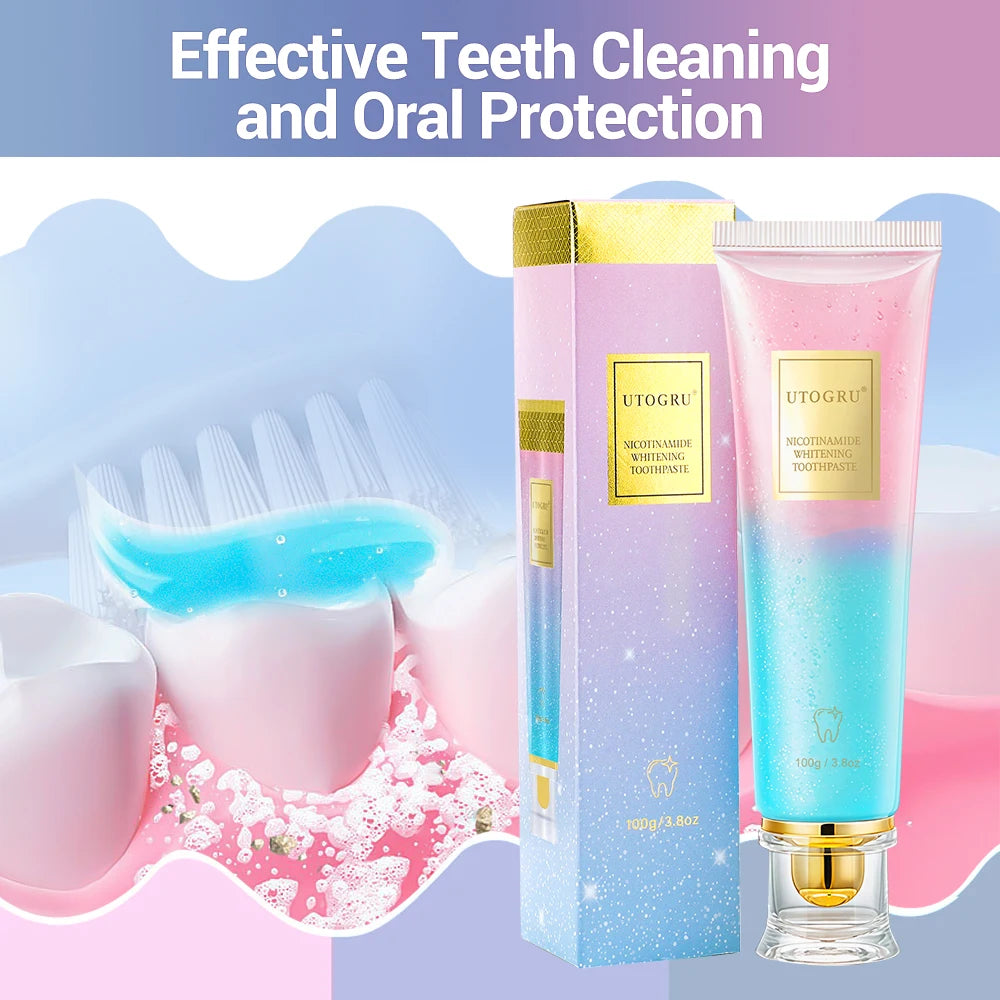 Niacinamide Whitening Toothpaste – 3 Pack | Stain Removal