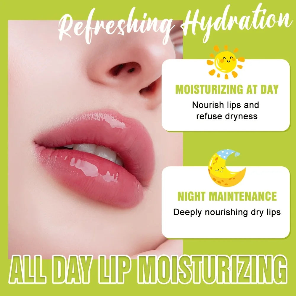 Aloe & Peach Lip Balm Stick – Sheer Gloss & Daily Moisture 3.5g