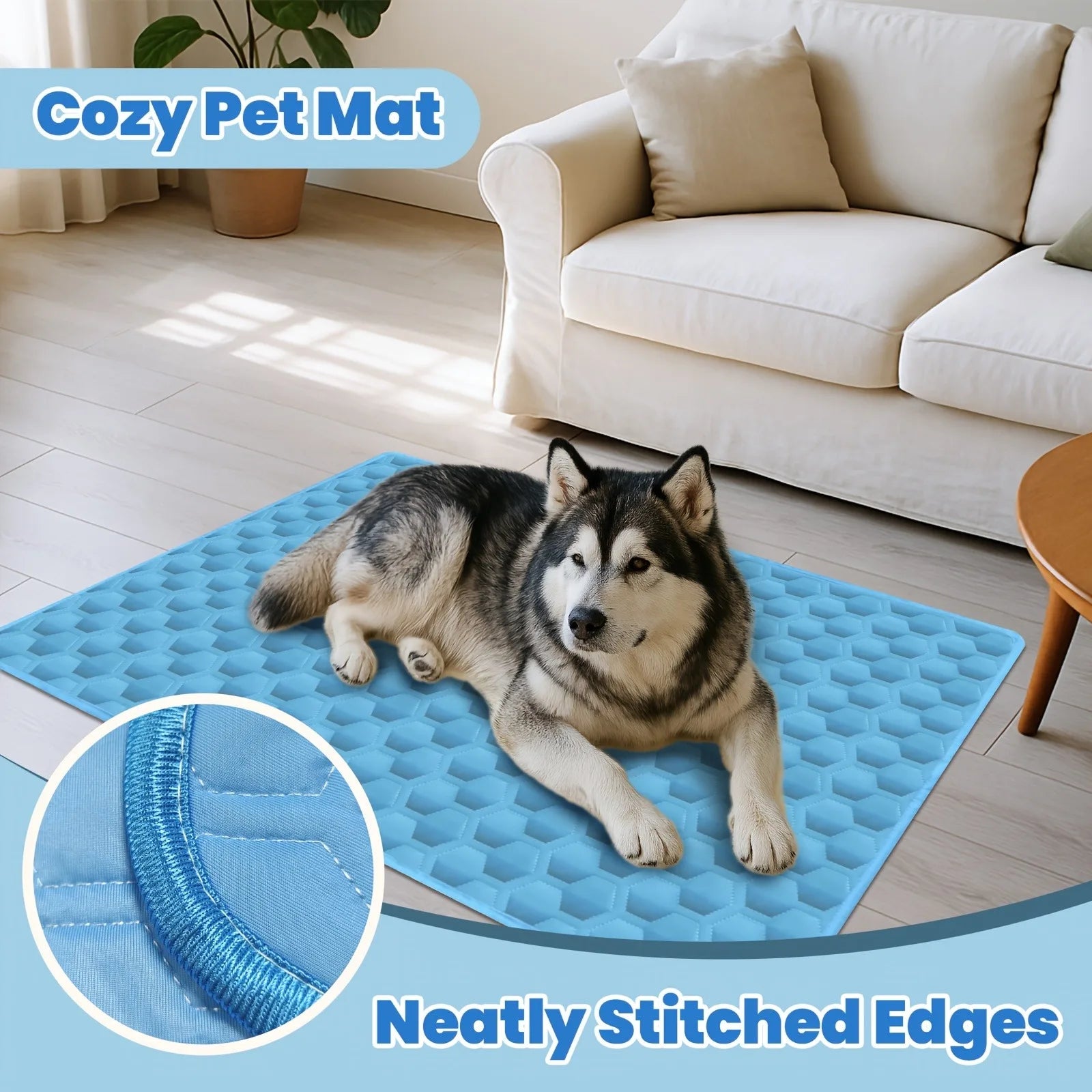 [2026 Ice-Cool Upgrade] Summer Pet Cooling Pad Dog Bed，Breathable Mesh Bed, Suitable for Small, Medium, And Large Pets Oasis Select