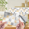 Home renovation crystal ceramic tile paste self-adhesive floor paste kitchen oil proof decoration sticker tile paste decoration Oasis Select KIT075 10cm x 20cm-12pcs