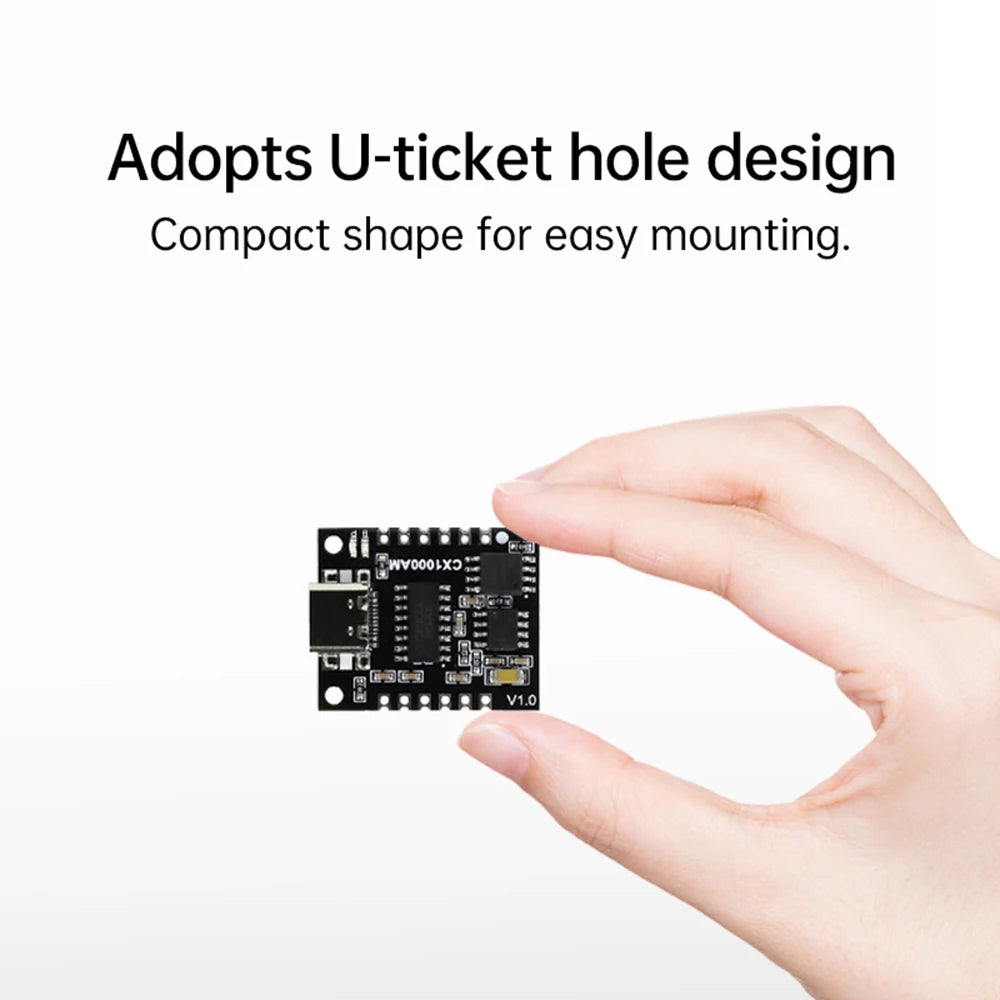 CX1000AM Voice Chip Module Serial MP3 Microcontroller Control Triggers Voice Broadcast Custom Audio Module DC3.3~5.2V Oasis Select