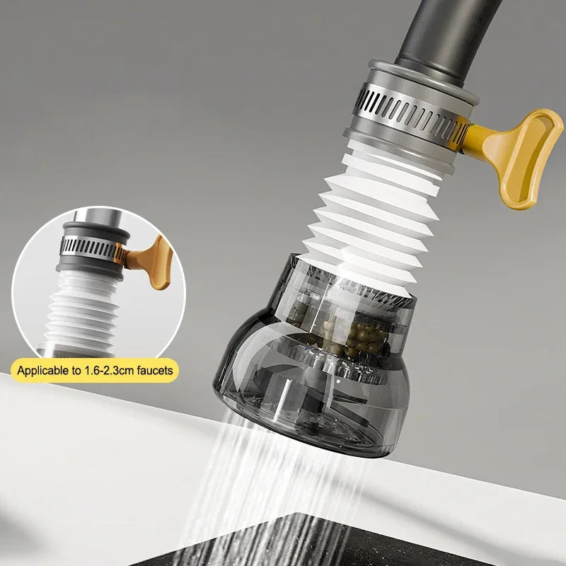 Universal 360 Rotation Faucet Bubbler Swivel Water Saving Economizer Head Shower Kitchen Faucet Nozzle Adapter Sink Accessories Oasis Select