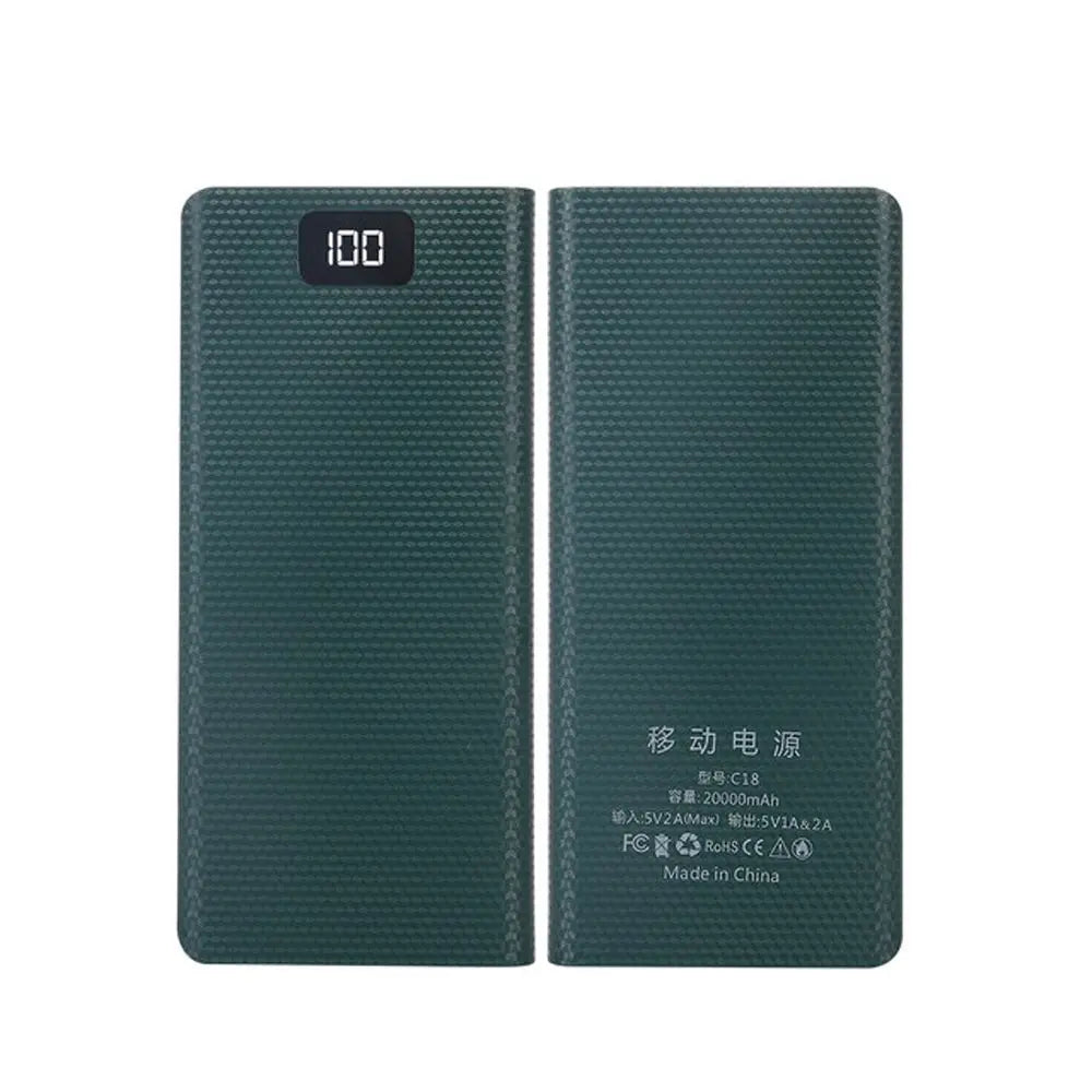 Box 8x18650 Battery Power Bank Holder Charger Box Battery Charger Box Power Bank Shell Battery Storage Boxes Power Bank Case Oasis Select green