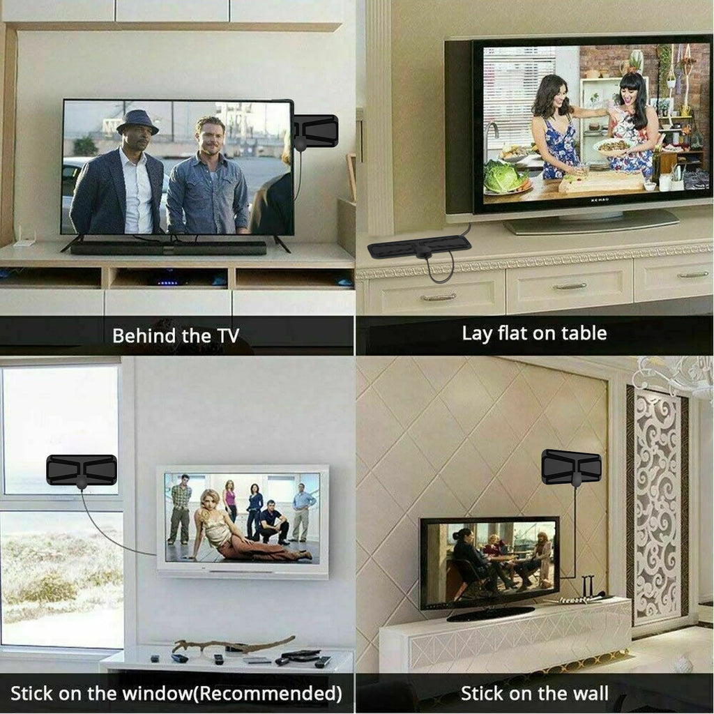 2026 HDTV antenna with butterfly pattern for your TV. High-definition digital TV antenna. Oasis Select