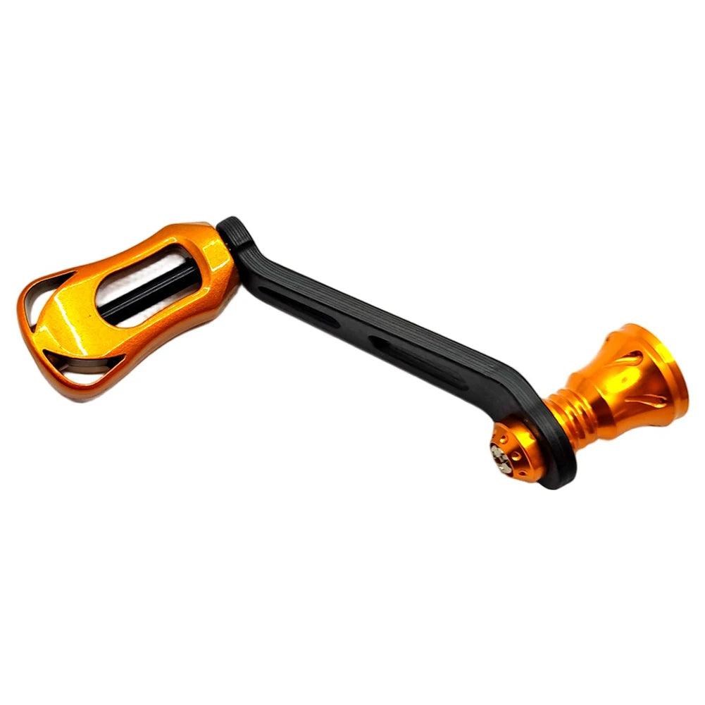 70MM Carbon Fiber Knob Single Handle For Daiwa For FUEGO Rocker Arm Handle Screw In Spinnings Reel Replacement Fishing Tools Oasis Select golden