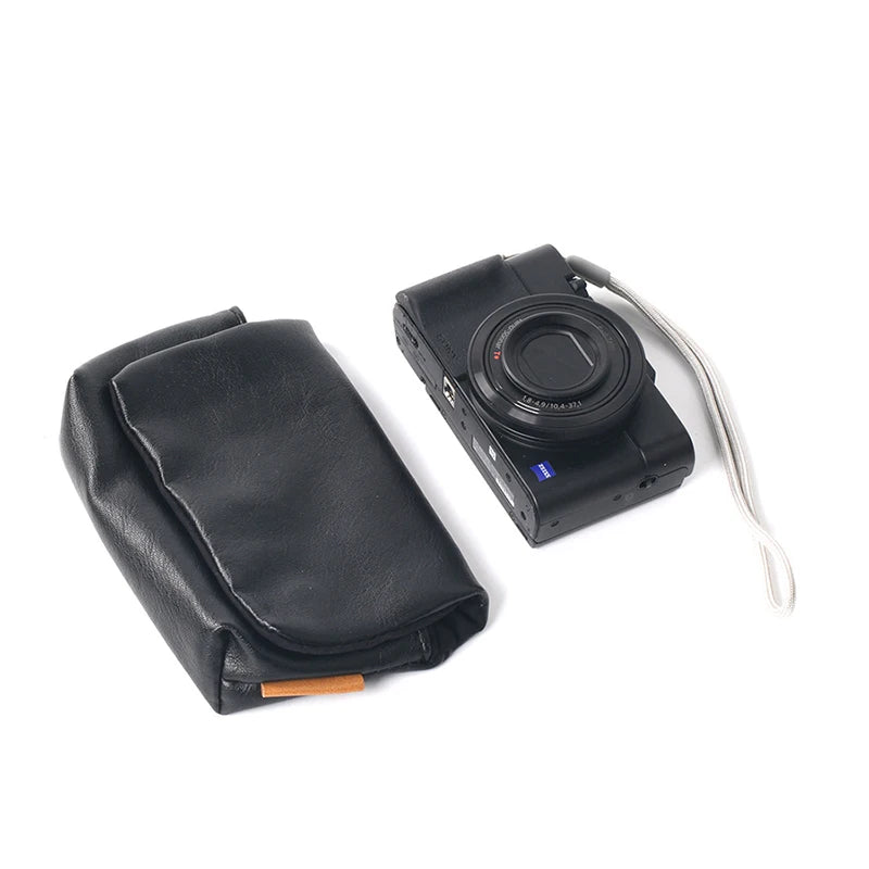 Soft PU Camera Case Bag for Leica Panasonic Nikon Ricoh | KOQZM