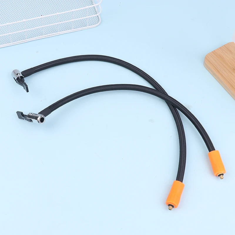 40/50CM Car Air Pump Extension Tube Thread Quick Inflation Hose Copper Connector Car Moto Tire Inflation Air Pump Accessories Oasis Select