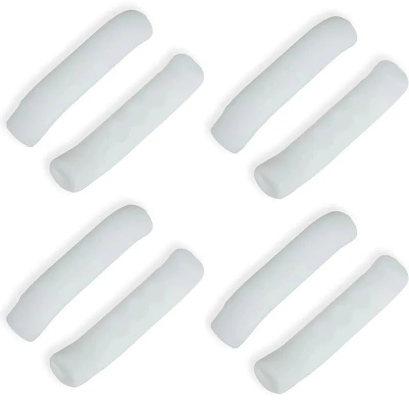 1/4Pairs Bike Brake Lever Protective Silicone Bicycle Lever Grips Bicycle Brake Handle Cover Bicycle Accessories Oasis Select 4pairs-White